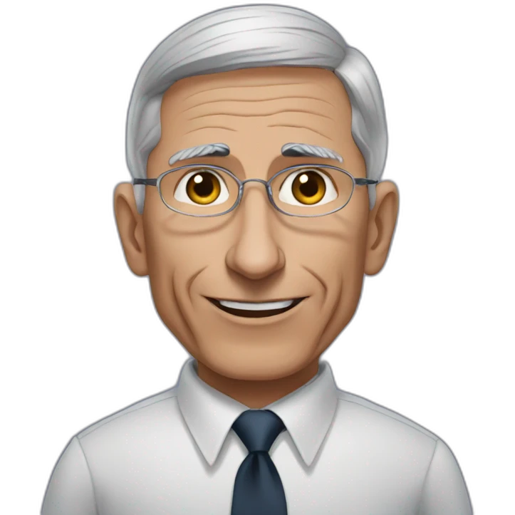 Anthony fauci creepy emoji