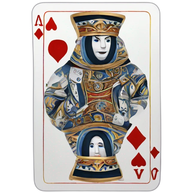 Baraja de poker emoji