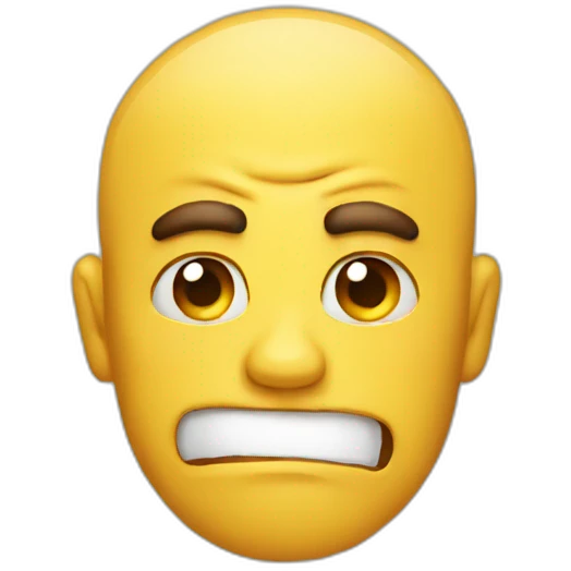 Disgusted emoji emoji