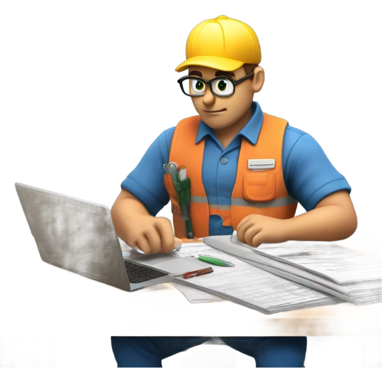 Plumber doing his taxes emoji