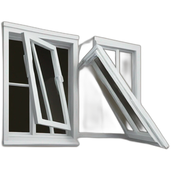 Window fell from house emoji