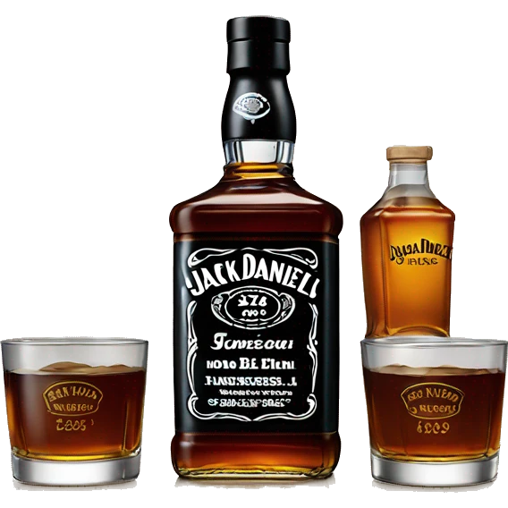 Jack Daniel whiskey emoji