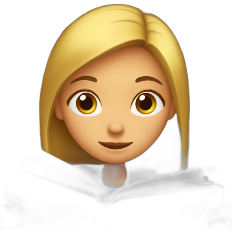 girls-hiding-behind-book emoji