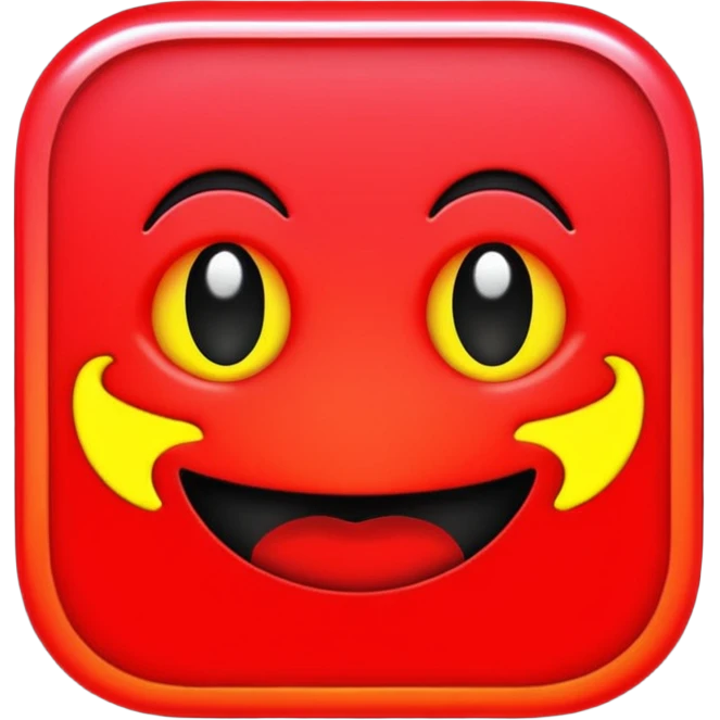 "zlo" text looking very evil emoji