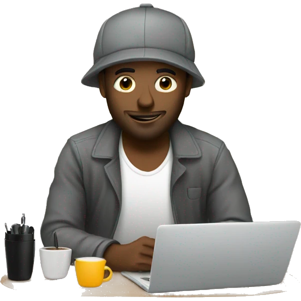 Photographer working from home emoji