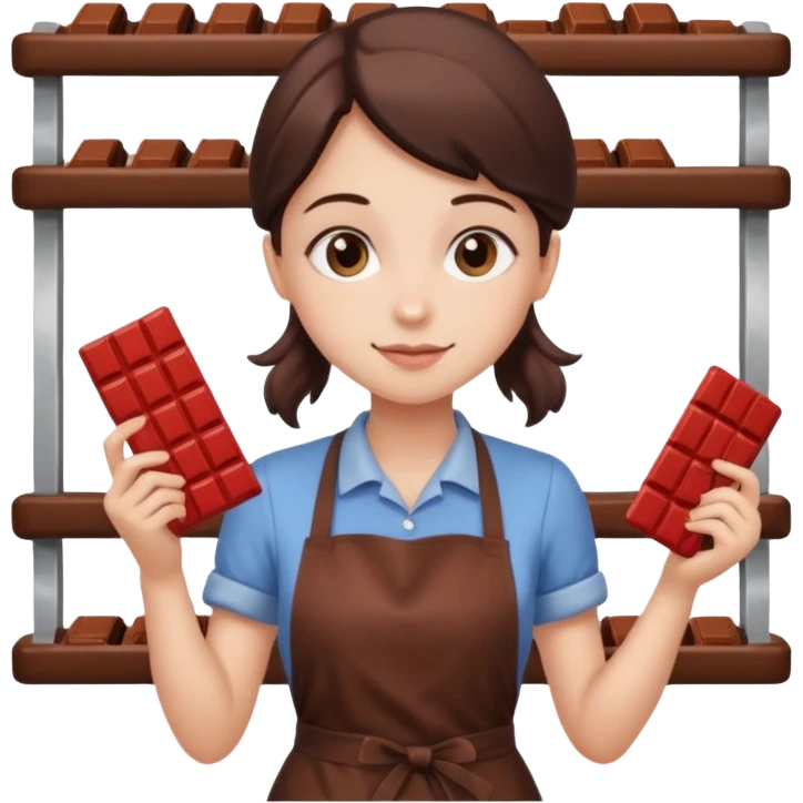 Girl that work in chocolatery  emoji
