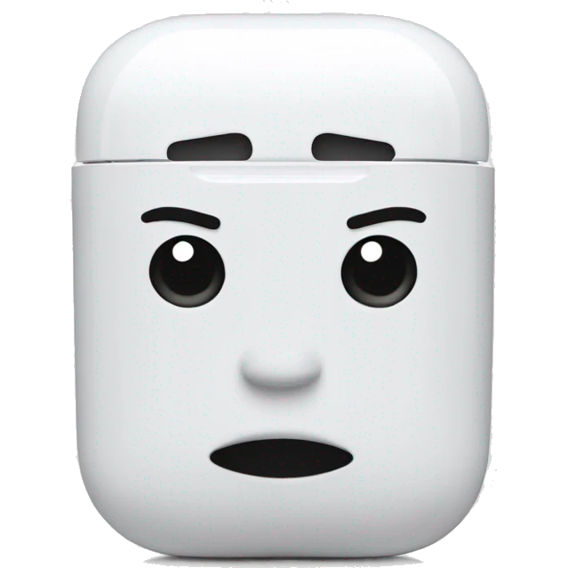 AirPods in the case emoji