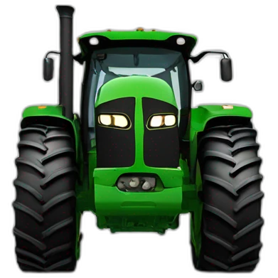Tractor john deere 6R emoji