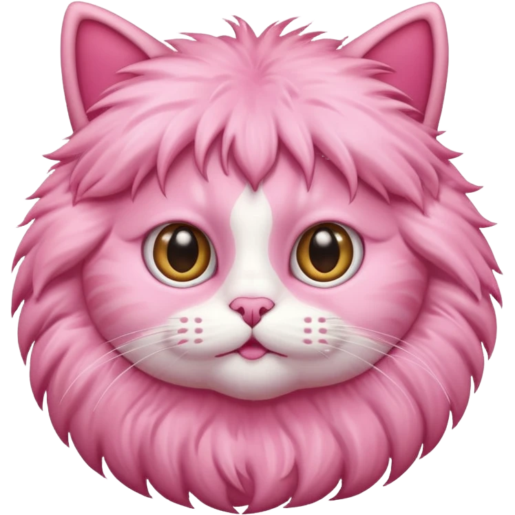 Pink cat emoji