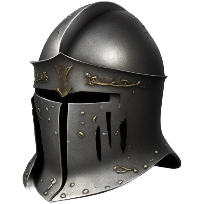 the fallen knight helmet from dark s emoji