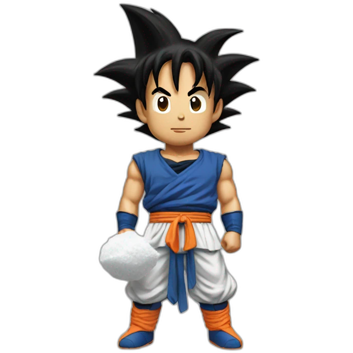 does goku clean nuts? emoji
