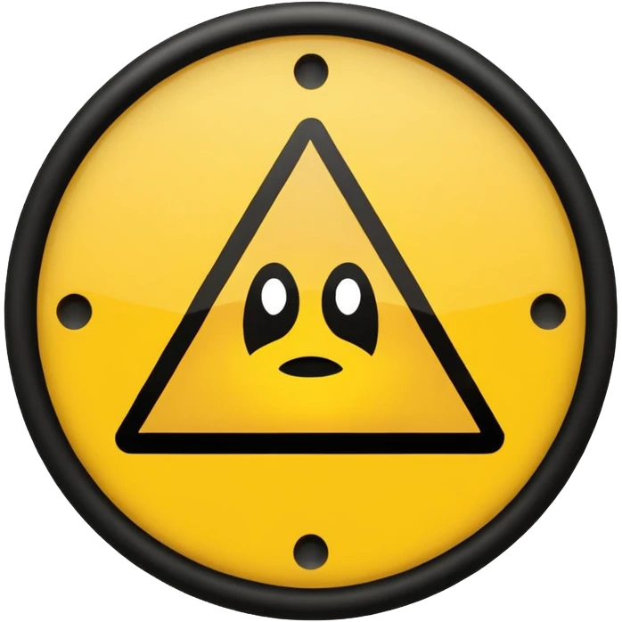 warning sign inside a circle emoji