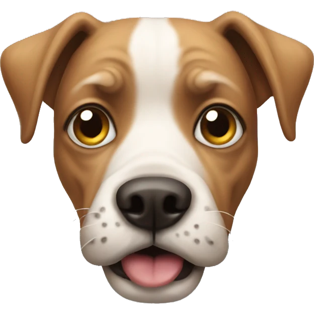 Ugly dog emoji