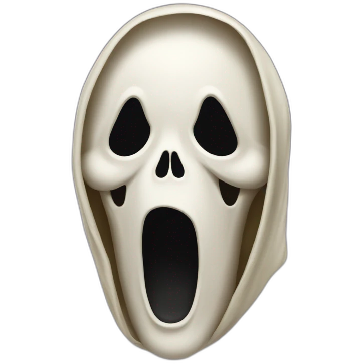 Ghostface scream emoji