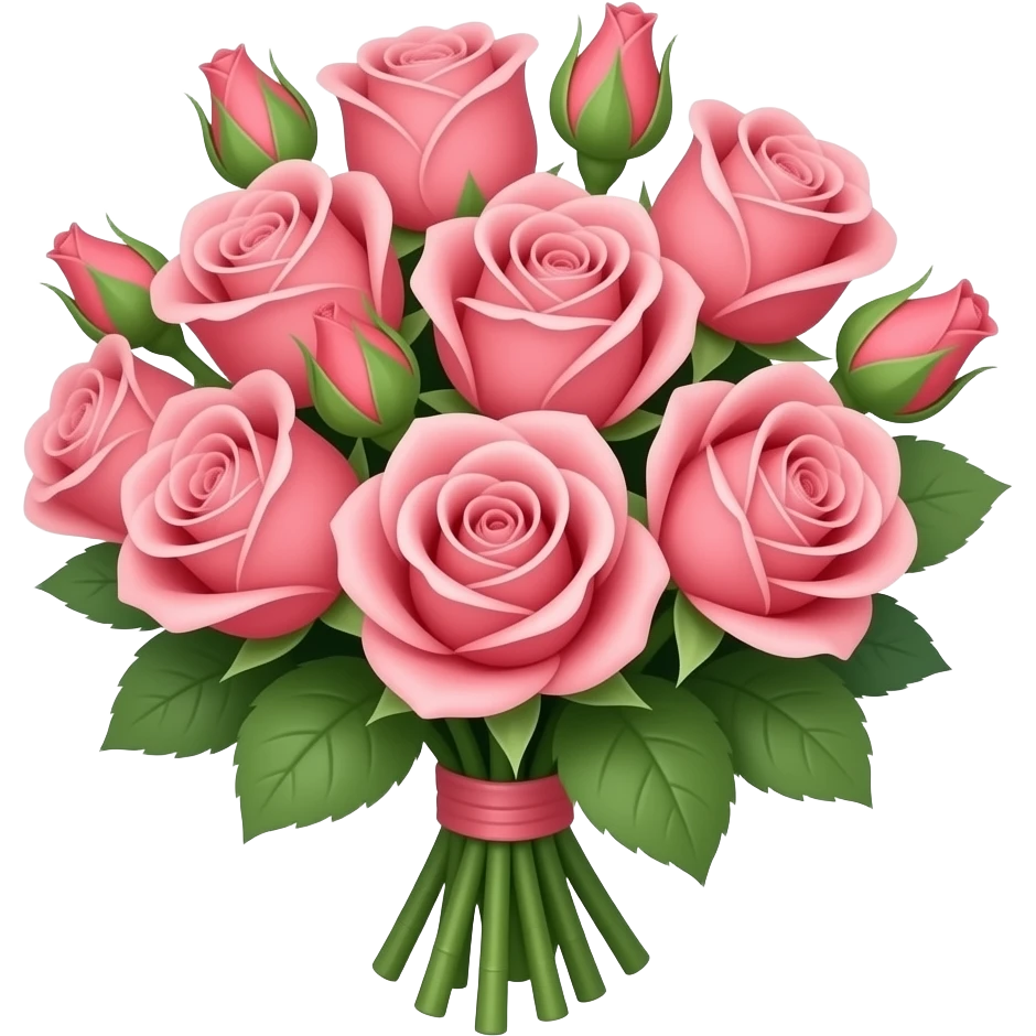 buchet de trandafiri emoji