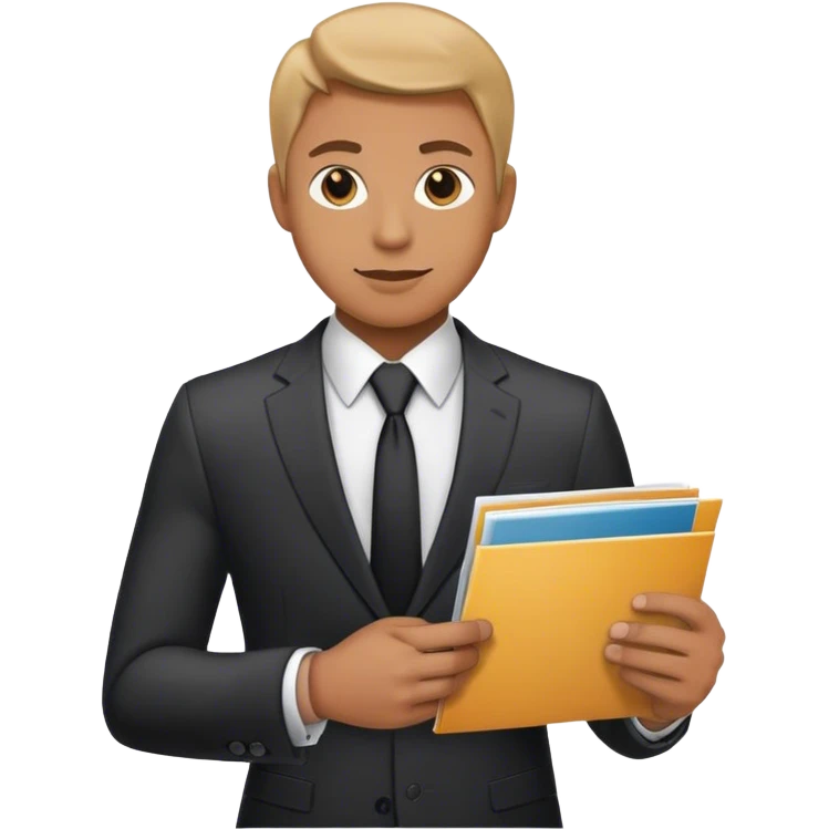 A marketing professional emoji