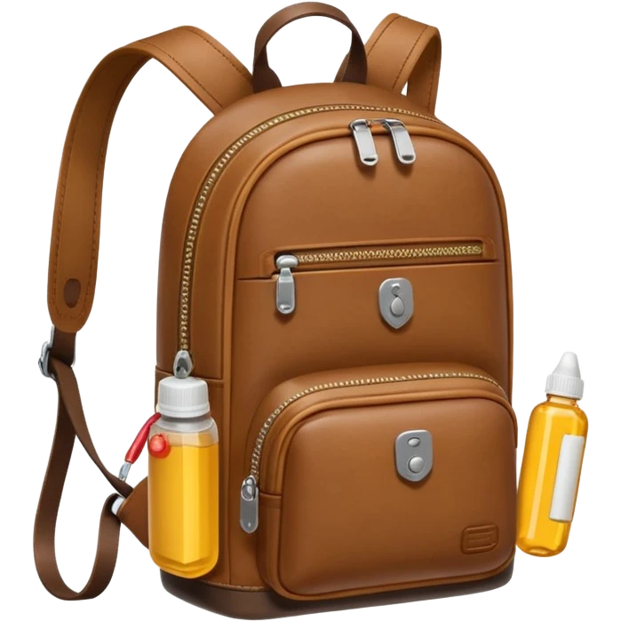 EpiPen in backpack purse emoji