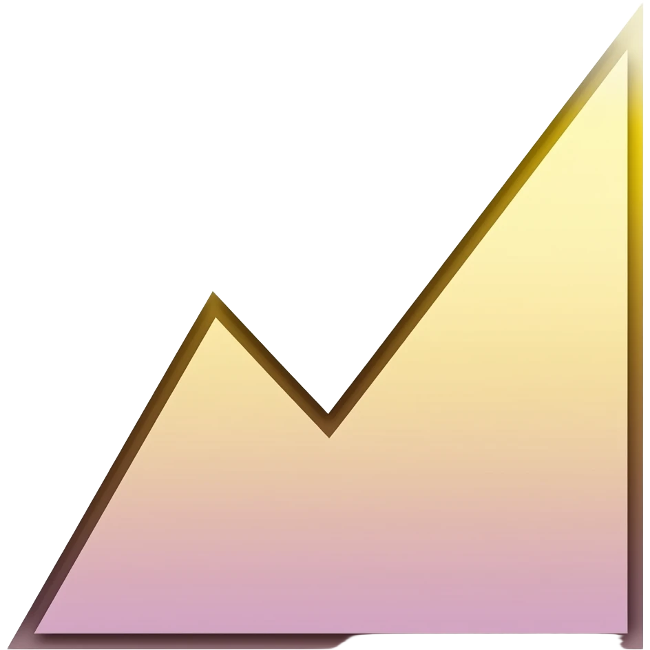 linia de grafico gradual emoji