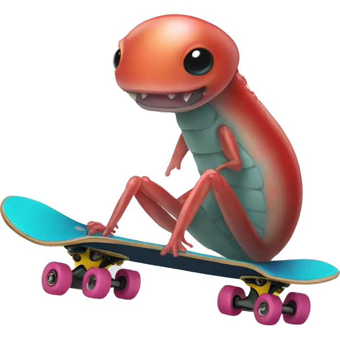 krill o a skateboard emoji