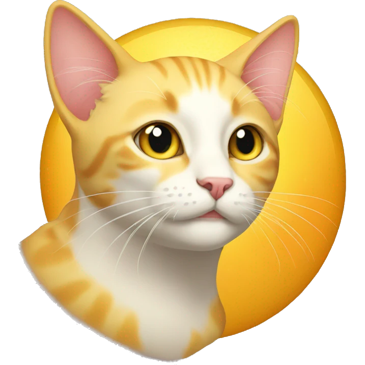 the sun cat emoji