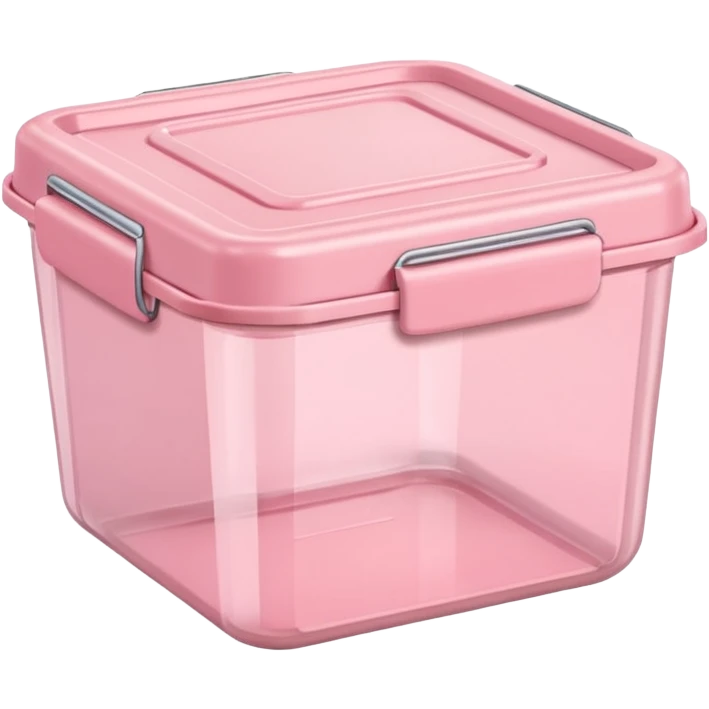 pastel pink food container emoji