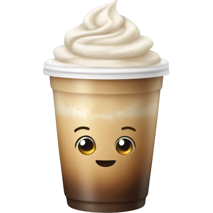 Ice latte  emoji