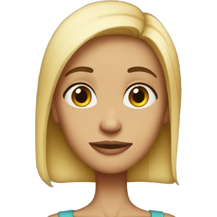 skinny but Cory woman emoji