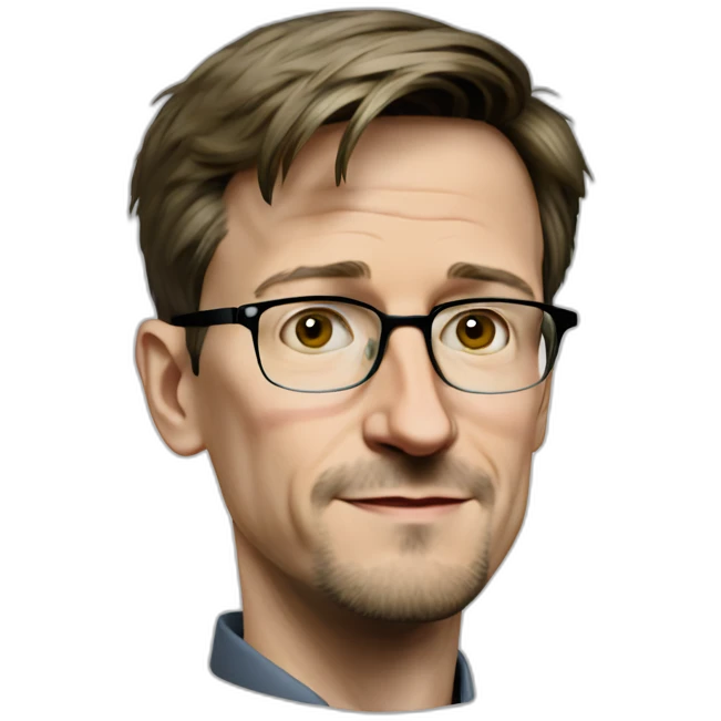 edward snowden as an apple genius emoji