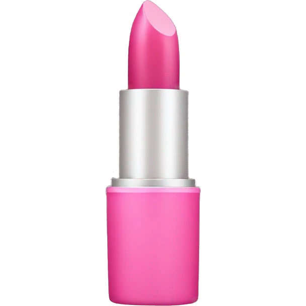 Pink lipstick emoji