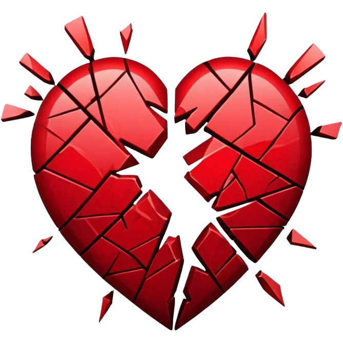 Empty heart emoji