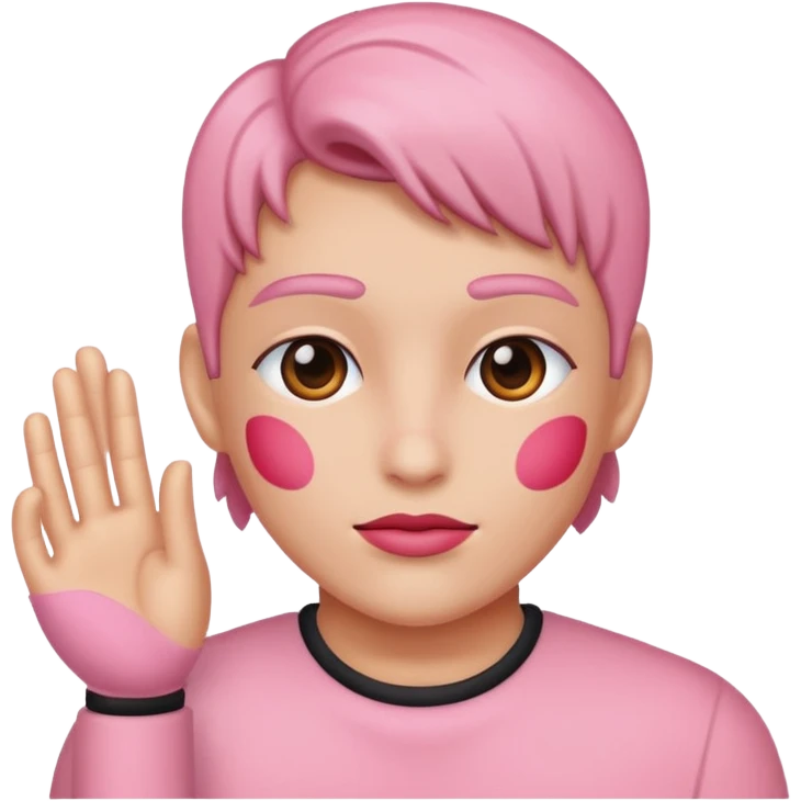 🤚rosado emoji