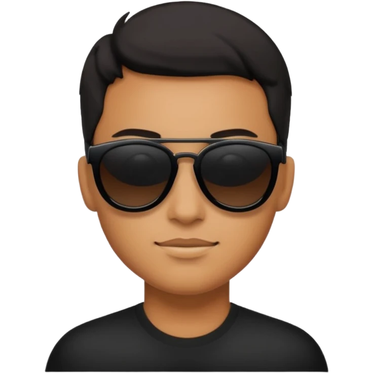 but black sunglasses emoji