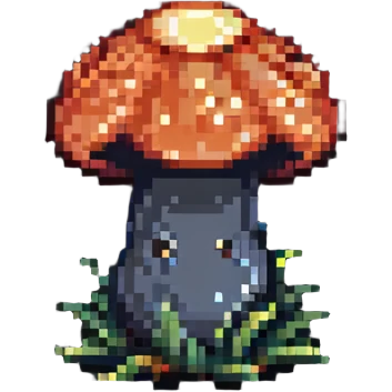 glowing mushroom emoji