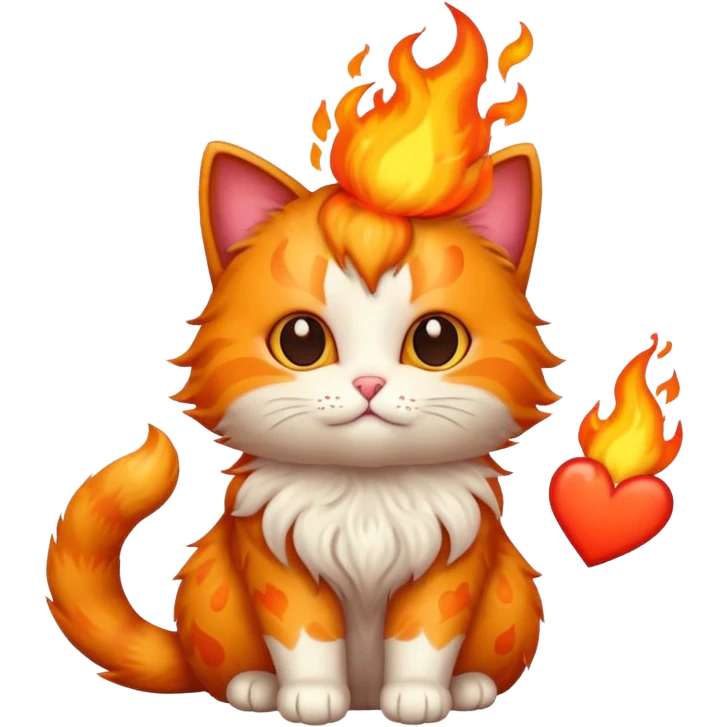 🐱❤️‍🔥 emoji