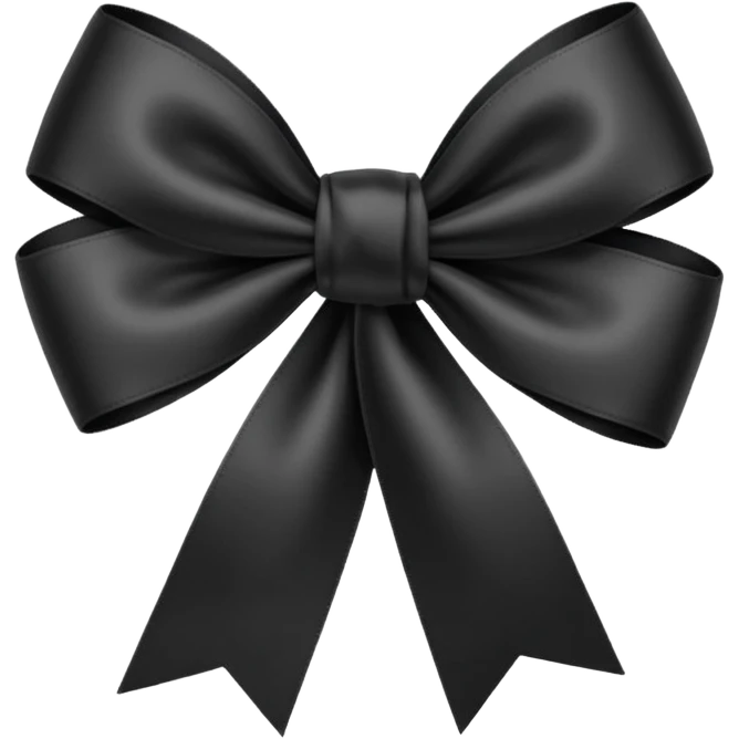 🎗️ this ribbon but black emoji