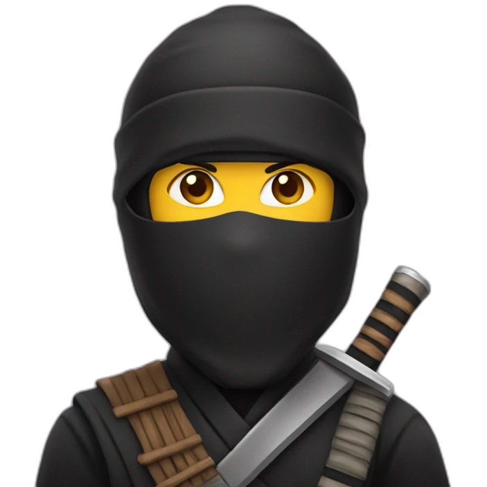 Love ninja emoji