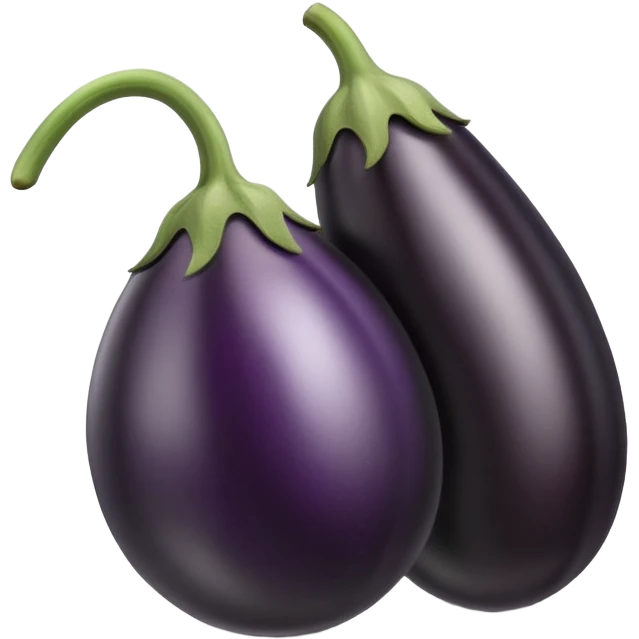 Black eggplant  emoji