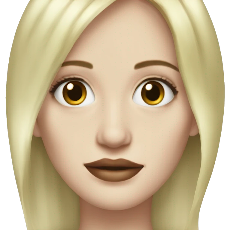 Eva Green with blonde hair emoji