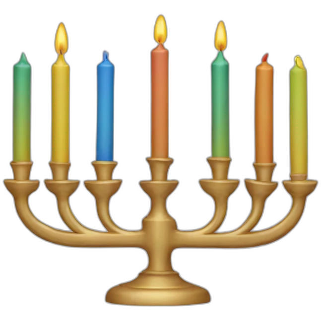 Hanukkiah emoji
