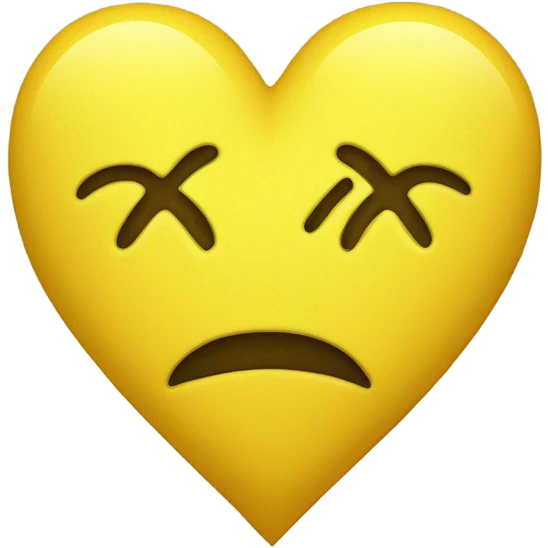 Yallow heart emoji