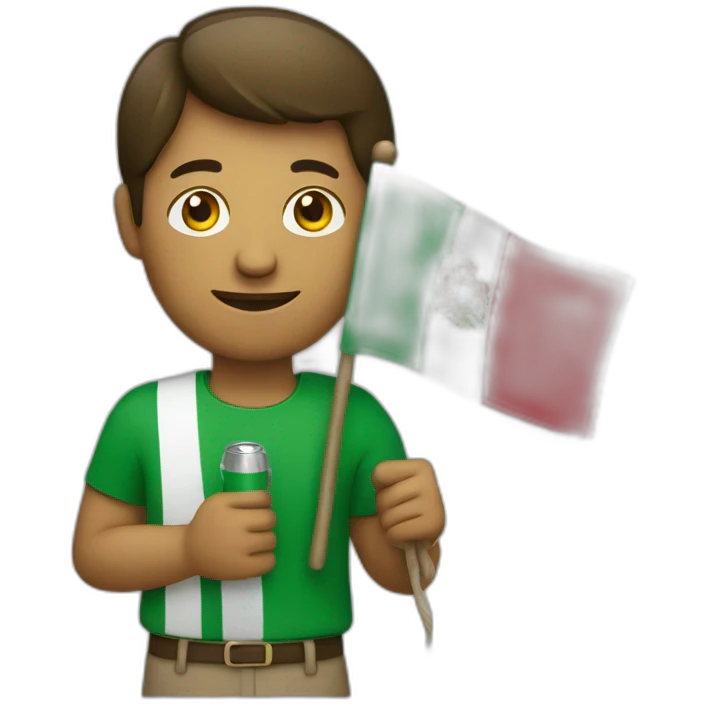 adult holding portugueese flag and iphone emoji