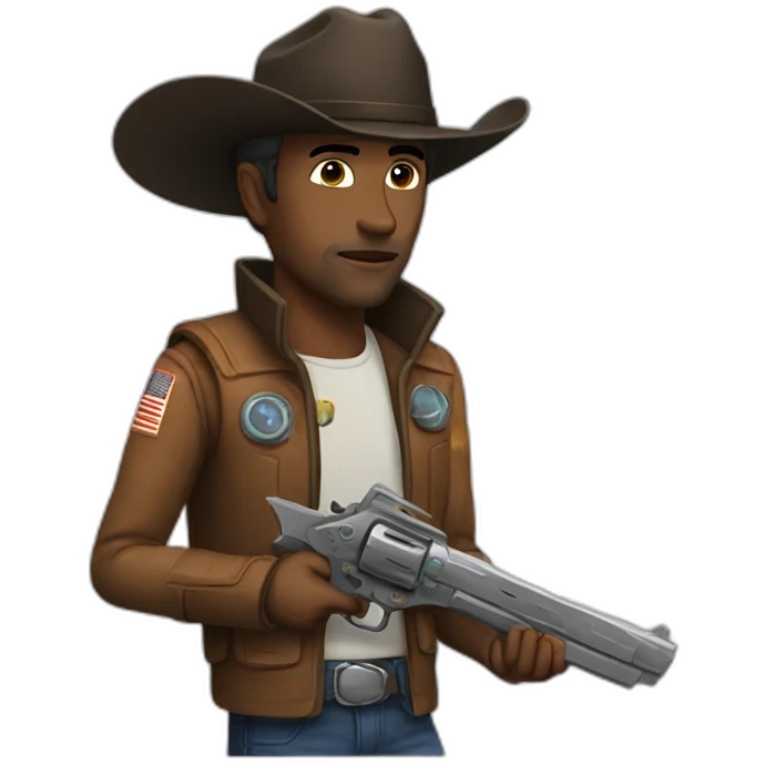 space cowboy emoji