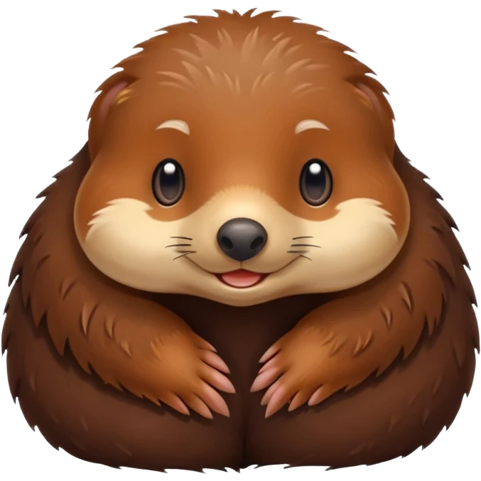 Mole animal emoji