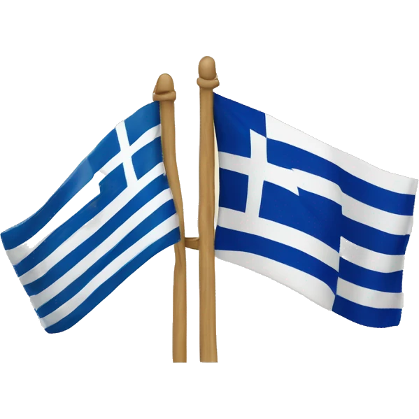 Greece and Turkey flag emoji