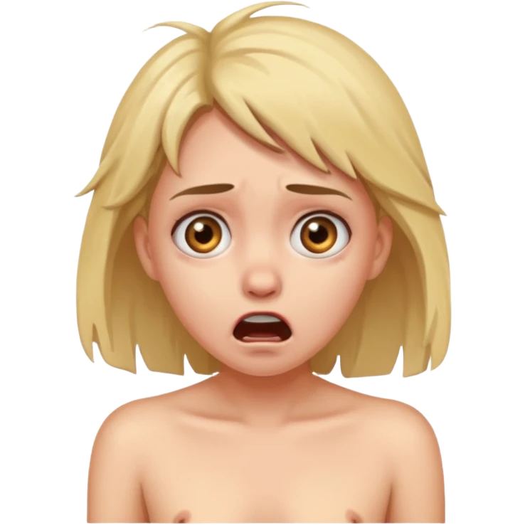 A girl is kidnapped and stripped naked emoji