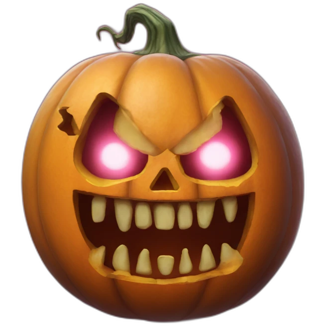Pumpkin morbid angel emoji