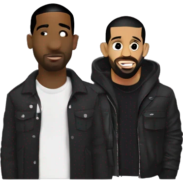 Travis scott with drake emoji
