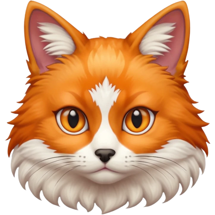 Cat with fox eyes cat with fox eyes emoji