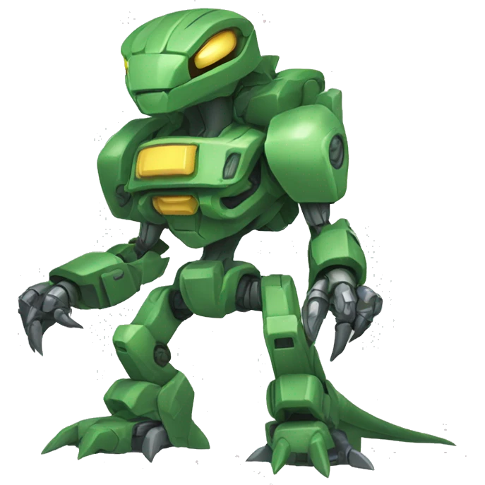 Reptile-Medabot-Mecha full body emoji