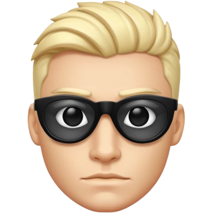Drago lentes negros  emoji
